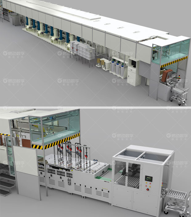 VCP垂直連續電鍍生產線三維動畫